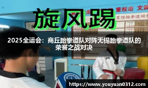 2025全运会：商丘跆拳道队对阵无锡跆拳道队的荣誉之战对决